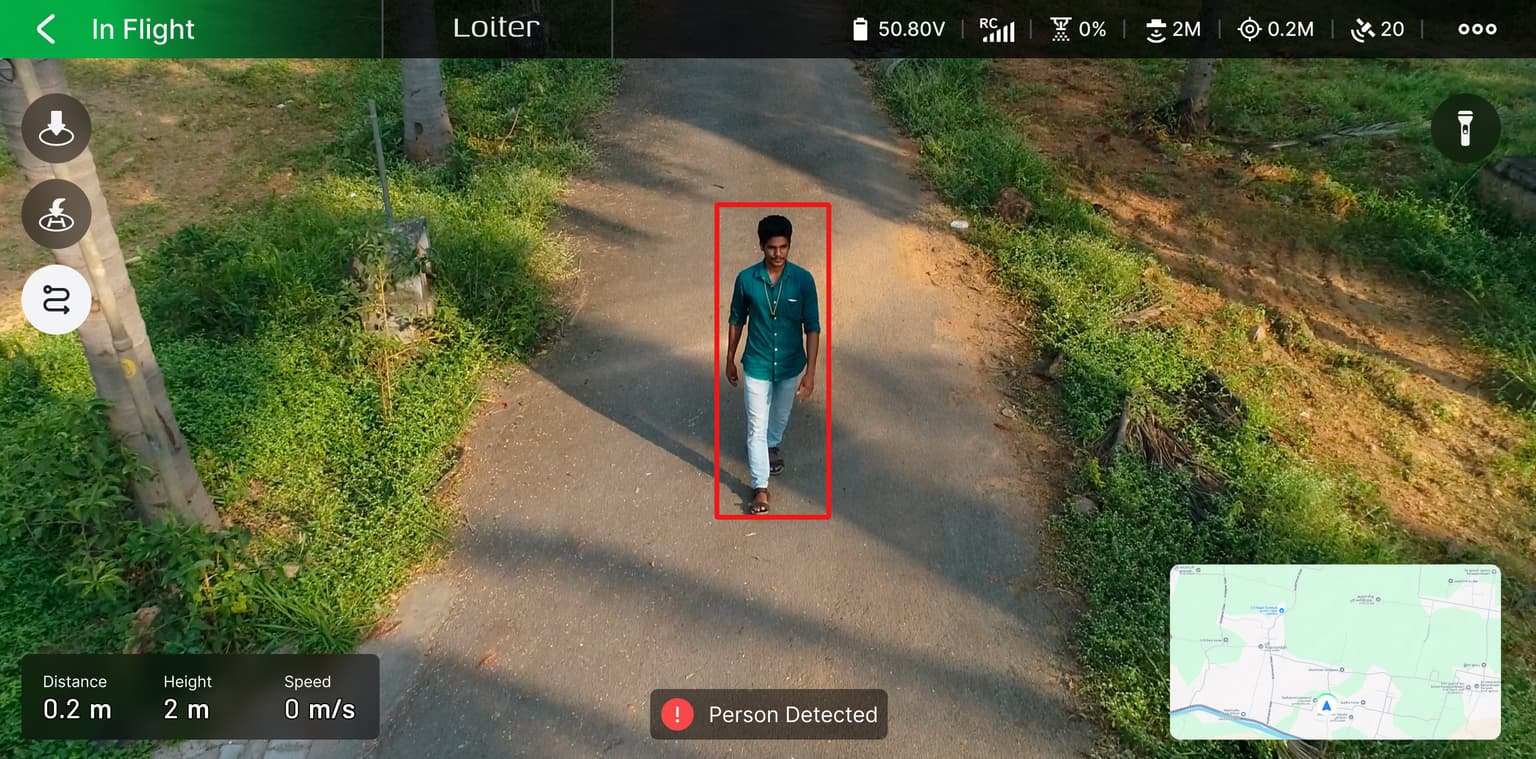 AI-assisted detection interface preview