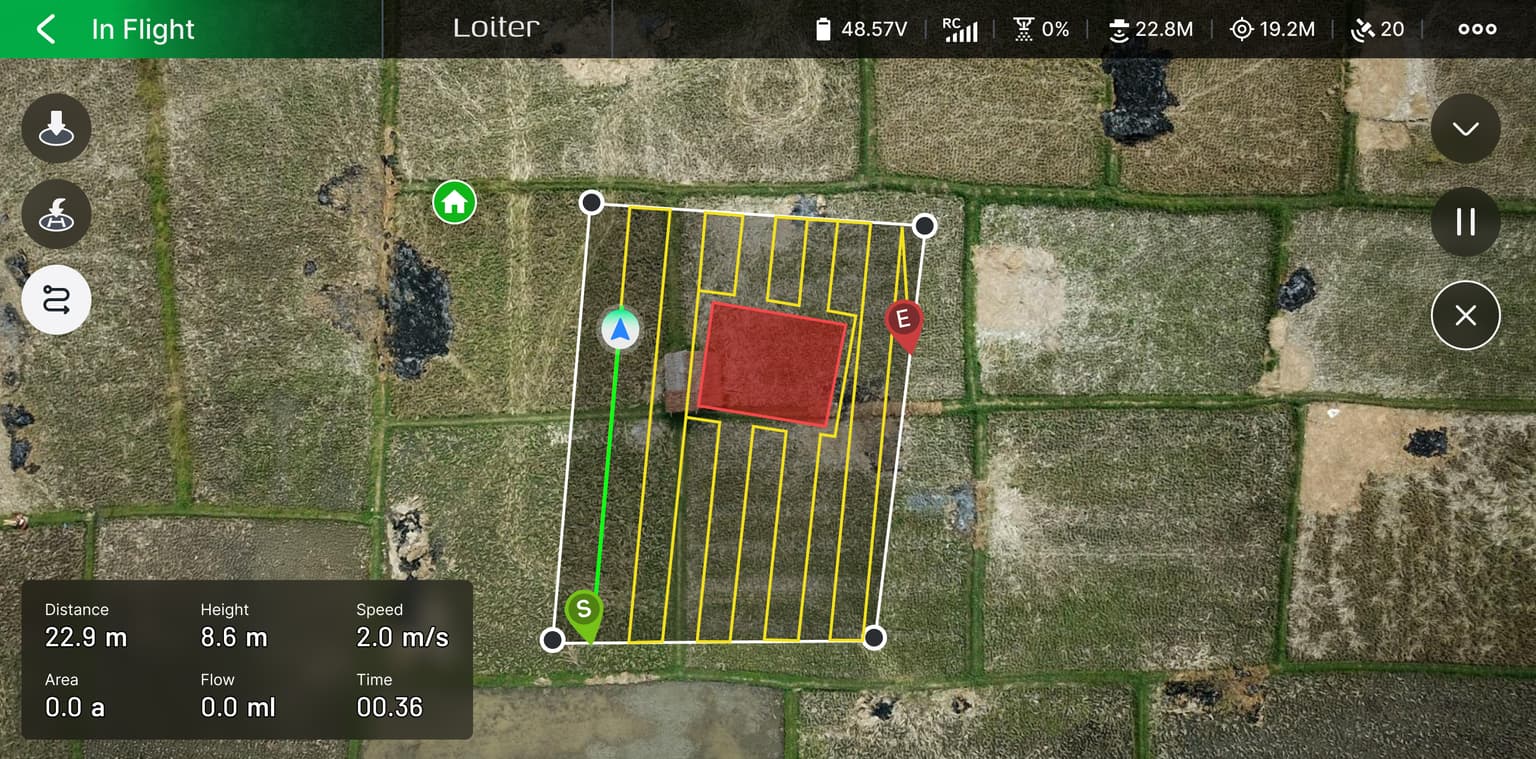 Live mission execution interface preview